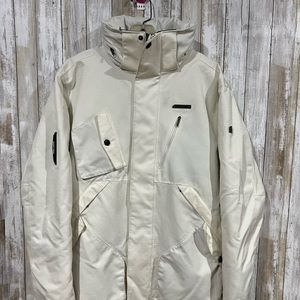 Under Armour Winter Snow Heavy White Activewear Ski Jacket Men’s Medium